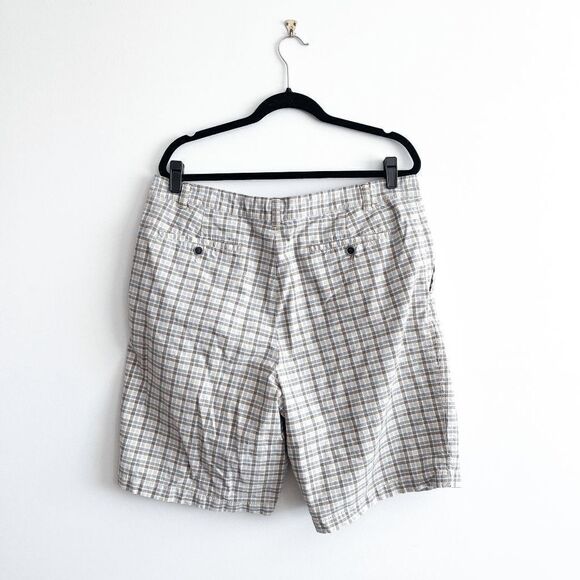Tommy Bahama Mens Casual Shorts Plaid Brown Paradise Nation Size 38 - Picture 2 of 10